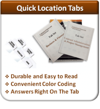 Quick Location Tabs - NASCLA Commercial Contractor Exam